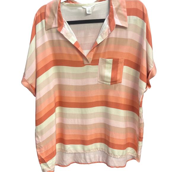 Carlson xxl woman’s stripped blouse (nwot) (b44) - Picture 5 of 5